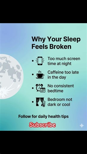 Why your sleep feels broken #health #healthy #usa