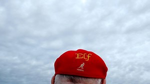 5K views · 76 reactions | Every year, Secret Santa visits Kansas Citians, handing out cash and spreading cheer. This year he went to the Veterans Community Project tiny house village. | The Kansas City Star | Facebook