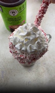 Decadent Chocolate Peppermint Milkshake
