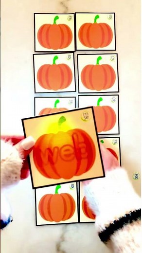 Magic Pumpkin CVC Word Reveal | IMSE Free Fall Literacy Activity