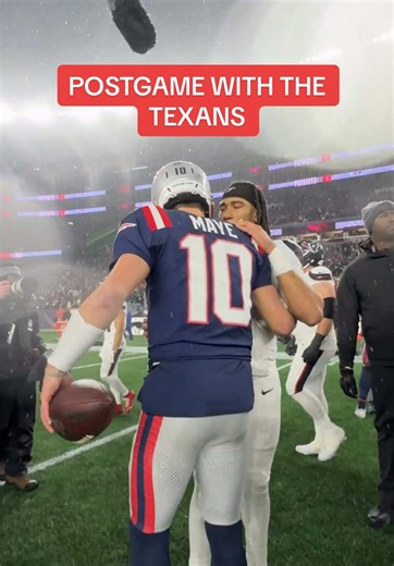 postgame from the field after the divisional round win against the texans 🤝 #nfl #patriots #nflplayoffs #afc #texans @Houston Texans