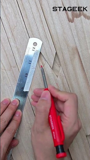 🔧📐Woodworking Tips: Aligning Boards with a Simple Geometry Trick！