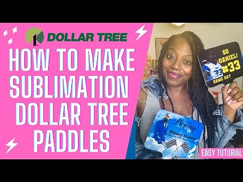 Sublimation on Dollar Tree Dry Erase Paddles/Boards | Graduation Fan | Sports Fans | Memorial Fans