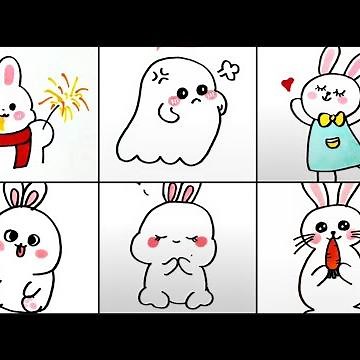 Vẽ hình cute đáng yêu, Vẽ tranh thư giãn mỗi ngày | Draw so cute #170