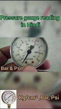 how to read all type pressure gauge #gauge #shortsfeed #short #ytshorts #shortsvideo
