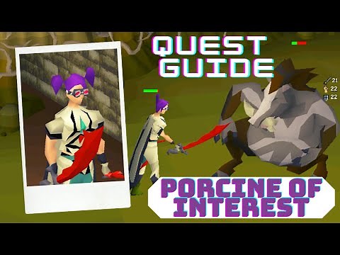 A Porcine of Interest: Easy OSRS Quest Guide 🐗 Real Time Speed