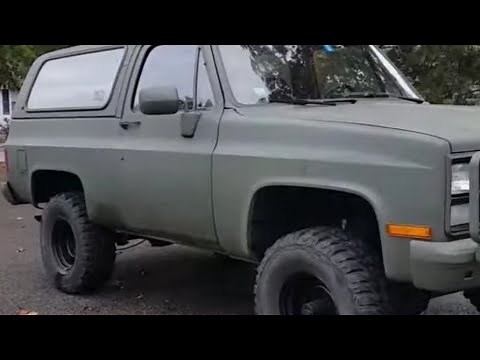 M1009 CUCV Military Chevy K5 Blazer 6.2 Diesel Restoration