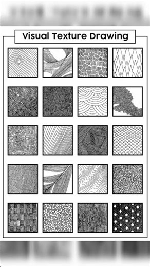 Visual texture drawing ✍️ Art Ideas #shorts #drawing #art
