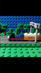 Old and New - Lego Micro Trains #lego #railway #train #db