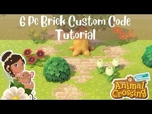 6 Pc Worn Brick Path Custom Design Tutorial Animal Crossing New Horizons ACNH