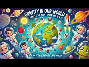 Gravity in Our World - A Kids' Song About Earth and Space! | Cuteni Song For Kids - Natural World