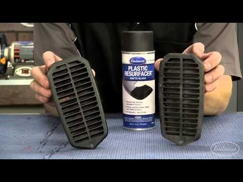 How To Restore Plastic - Repair Faded Plastic Trim with Plastic Resurfacer from Eastwood