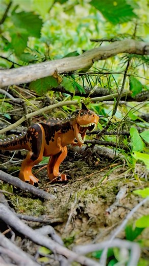 Carnotaurus toy photography