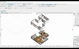 ArchiCAD 3D爆炸轴测地板图