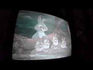 Closing to Bambi 1989 VHS