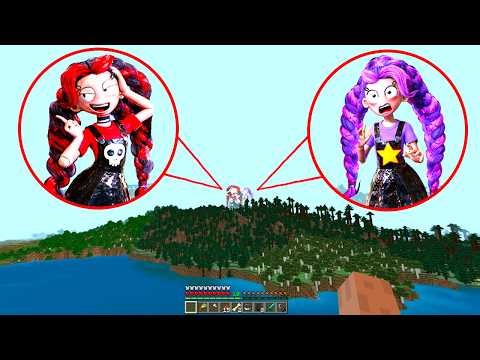 I Found NEW Twin Sisters Lily Lovebraids in Minecraft PE!
