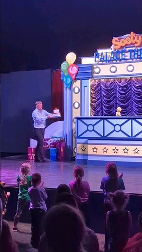 Sooty Gets a Birthday Cake from Richard Cadell