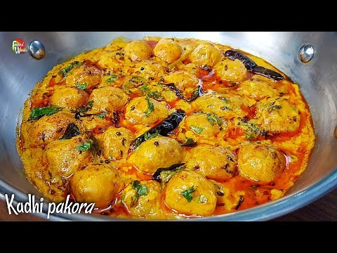 Punjabi style kadhi pakora | Curry pakoda (Soft pakoras) | Kadhi pakora recipe | Punjabi kadi recipe