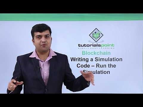 Blockchain - Writing simulation code run the simulation
