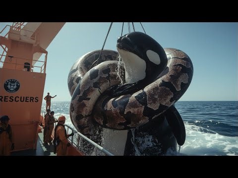 Orca Rescue | Brave Rescue: Rescuers FACE a Giant Python to Save an ORCA
