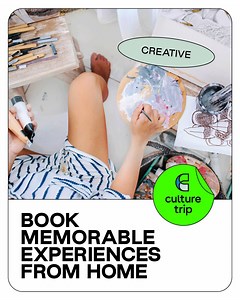 Introducing Culture Trip’s online experiences! Is there a lockdown birthday celebration on the horizon? Looking for an alternative to the family quiz? Or maybe you just fancy learning something new. Explore our unique collections of online experiences: https://bit.ly/2WKlC8p | Culture Trip