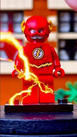 ⚡ LEGO DC The Flash Minifigure | Speed Force in LEGO Form ⚡#lego #legodc #dccomics #theflash