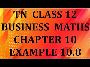 TN 12th business maths chapter 10 example 10.8 Assignment problem