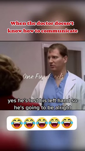 2.5M views · 65K reactions | When the doctor doesn't know how to communicate #doctor #hospital #funnydoctor #funny #funnyvideos #funnymemes #fbreels #reelsfb #reels | One Fun Reels | Facebook