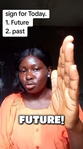 How to sign Future and past in ASL. #asl #foryoupage #shorts #christyspecial