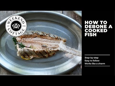 HOW TO DEBONE A COOKED FISH! A step-by-step guide!
