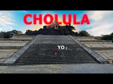 La PIRAMIDE mas GRANDE del Mundo que VENCIO con el paso del TIEMPO (CHOLULA-PUEBLA)