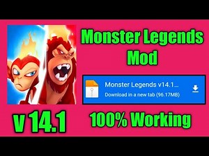 Monster Legends v14.1 Mod Apk | (Unlimited Gold, Food & Gems) Android | Latest 2022