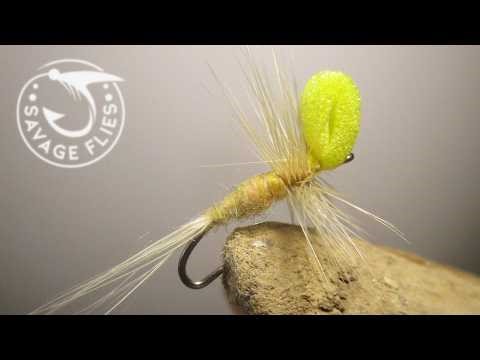 Tying a Foam Hat Sulphur (Mayfly Dry Fly Pattern)