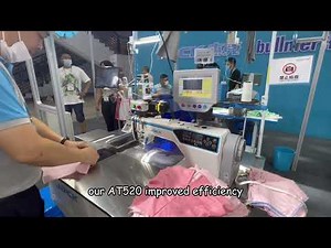 AT520 Automatic side slit machine #KnittingAutomation #CISMA2021