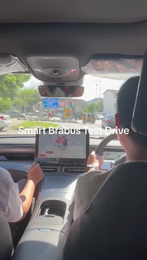 Smart Brabus EV Car test drive, get the feeling of acceleration from rest to 100km/h within few seconds #smartbrabus