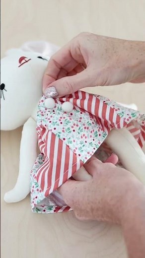 Making a Christmas Mouse with my Sewing Pattern