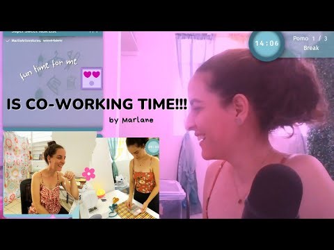 Setting up a Co-Working Stream from Start to Finish and How it ended up looking for my Twitch