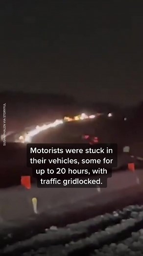 Icy Nightmare on I-95: Drivers Stranded Overnight in Virginia Traffic Gridlock
