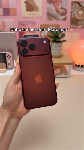 Unboxing iPhone 18 Pro Max ✨