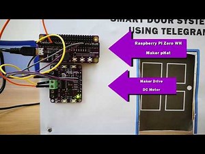 Smart Door Raspberry Pi System using Telegram