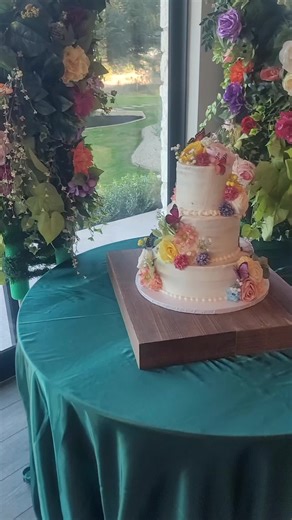 enchanted garden Quince cake #cake #quincecake