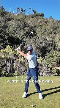 Stay Wider in the Takeaway #golfswing #golftips