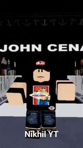 John Cena entrance in roblox #roblox #johncena #wwe