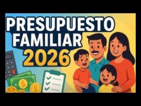 💸 Cómo Organizar tu Presupuesto Familiar 2026 – Gasto Diario, Fijos, Variables y Consejos Prácticos