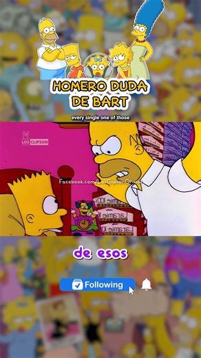 Los Clipson on Instagram: "Homero duda de Bart 😅 #lossimpsons #lossimpson #comedia #humor #memes #funny #funnymoments #thesimpsons"