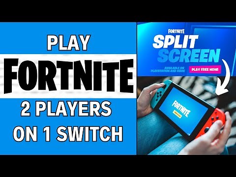 How To Play Split Screen On Fortnite Nintendo Switch (2024 UPDATED)