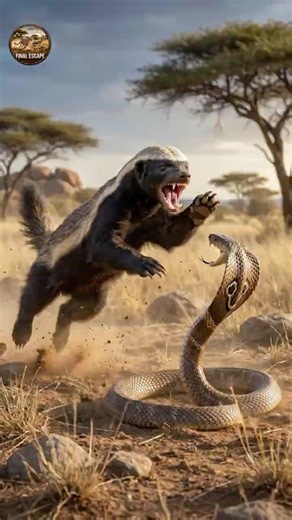 Snake Venom vs Honey Badger: Who Survived? | #shorts #animals #wildlife