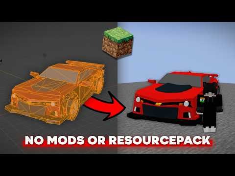 Import 3D Models in Minecraft DIRECTLY?? [TUTORIAL] (No Mods/Resourcepack) 🔥🔥 ft. ‪@SpunkyOP‬