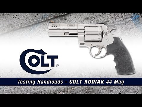 Testing the 44 Magnum in a Colt Kodiak Revolver