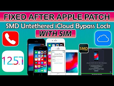 🔥SMD IS BACK iCloud Bypass Activation Lock + Signal/Sim iOS 12.5.7 iPhone 5S/6/6+ iPad Mini 2/3/Air1